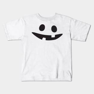 Silly Pumpkin Face Halloween Kids T-Shirt